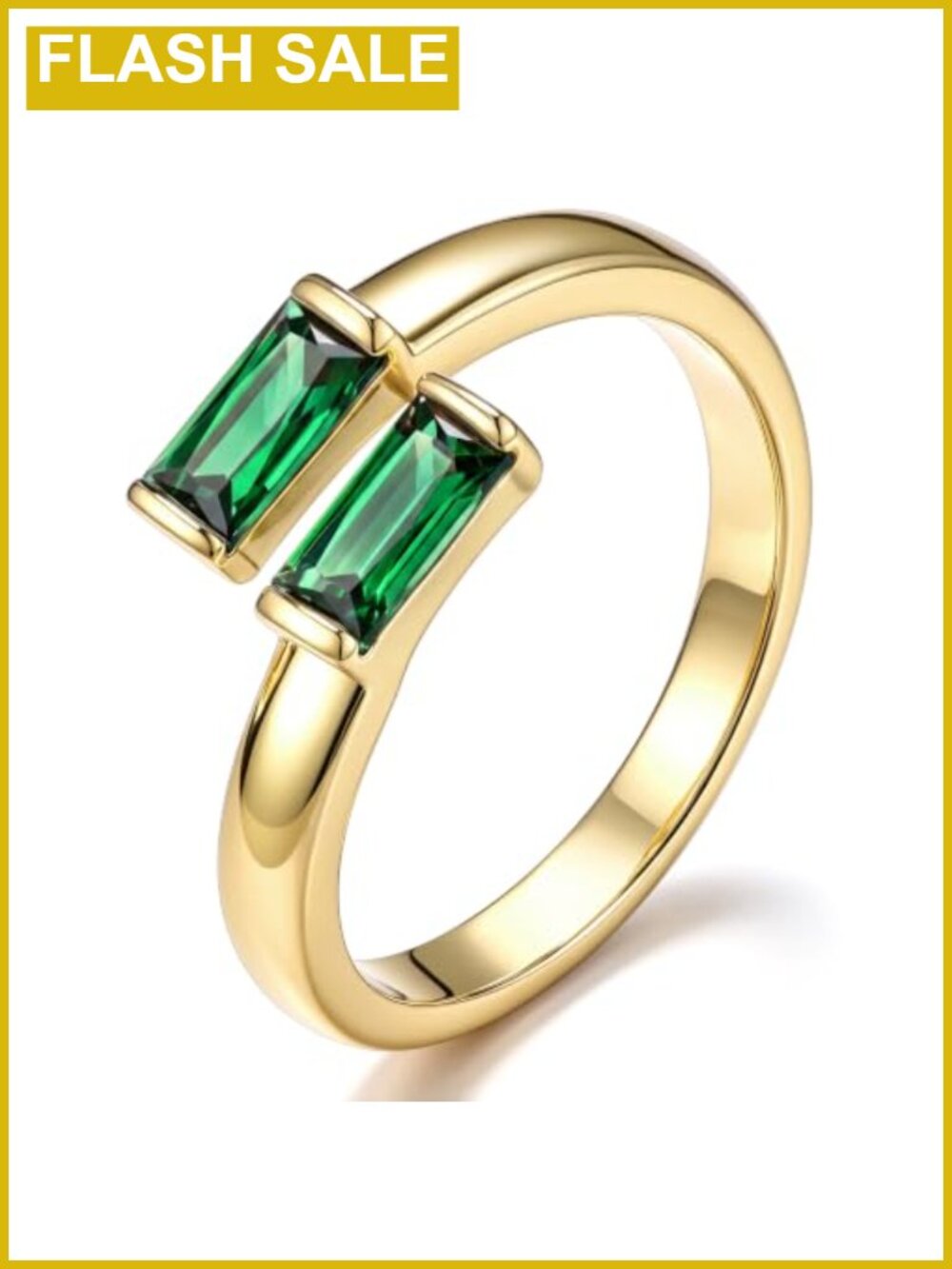 14k Gold Band Ring Adjustable Stackable Birthstone Hypoallergenic